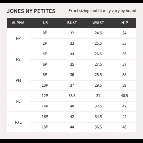 Jones New York Signature Petite PP Blue Blouse - Picture 9 of 9